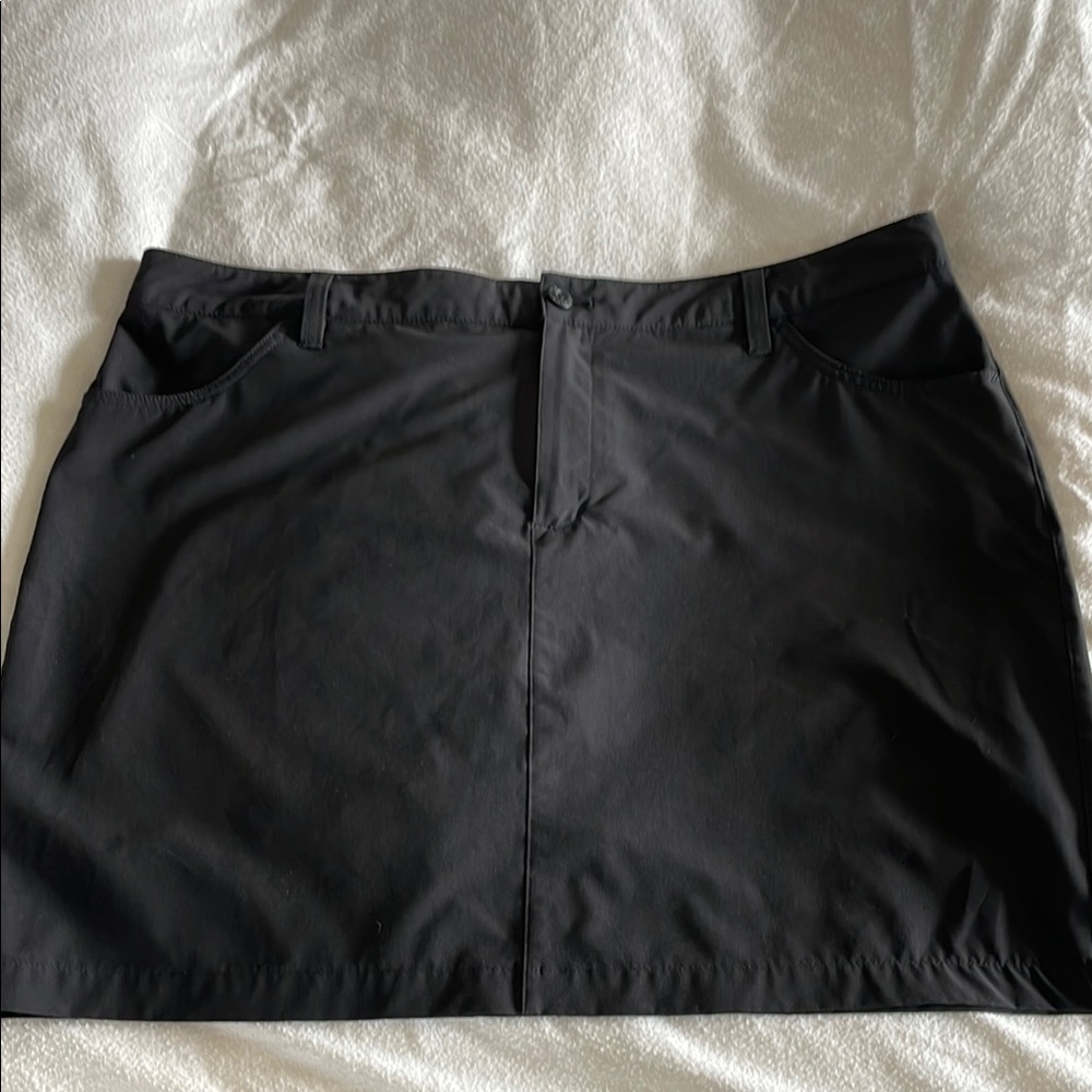 Black Golf Skort